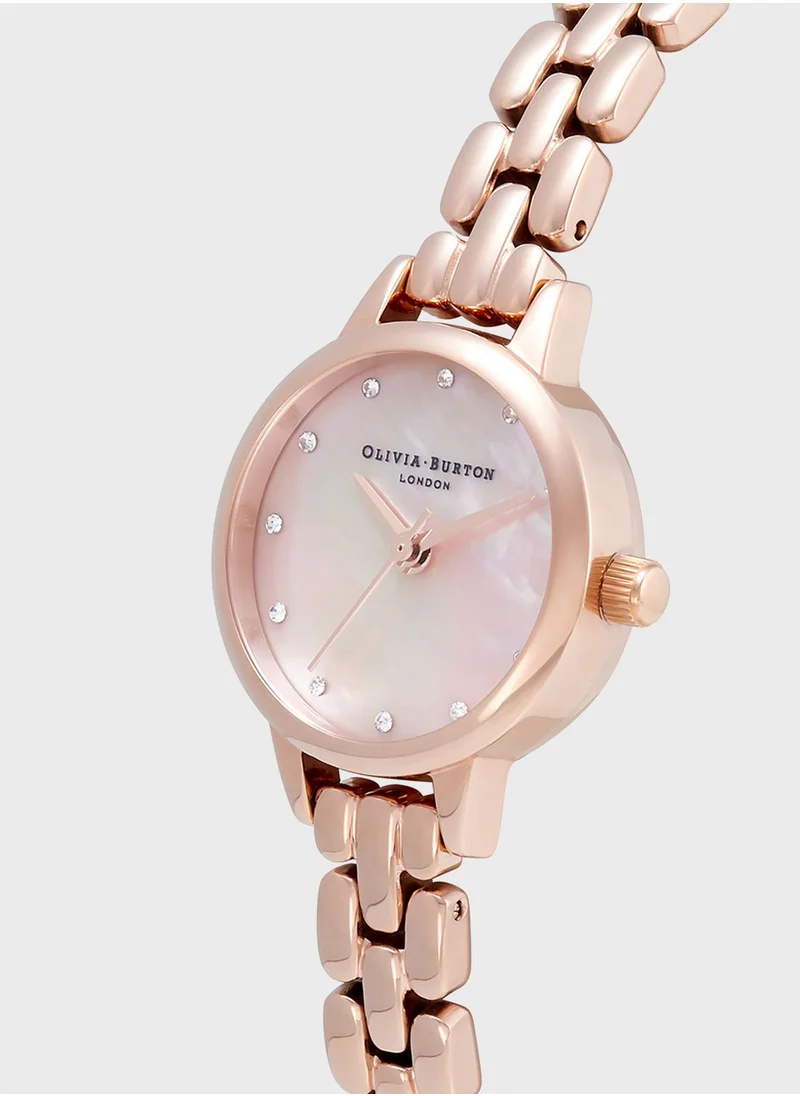 OLIVIA BURTON Steel Strap Analog Watch