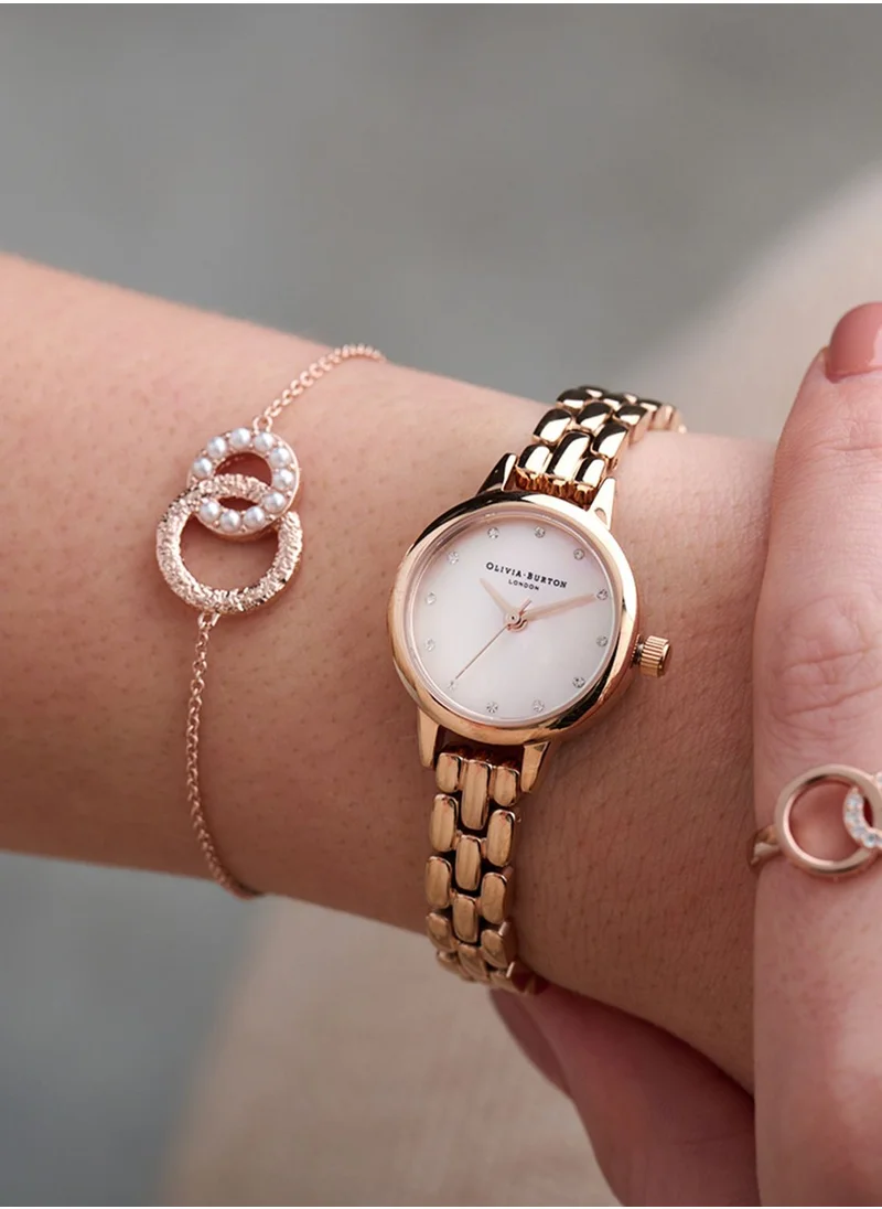 OLIVIA BURTON Steel Strap Analog Watch