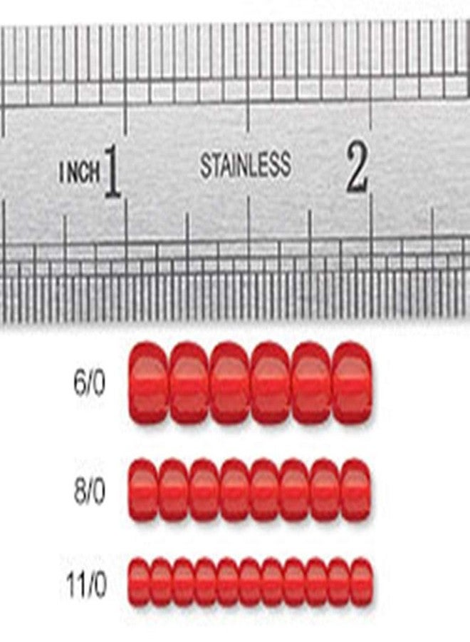 Miyuki Round Rocaille Seed Beads Size 8/0 Transparent Green AB 22 Gram Tube - Image 5