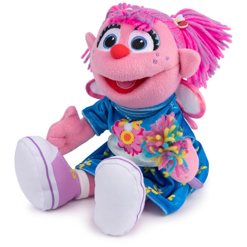 GUND Sesame Street Official Abby Cadabby Muppet Plush, Premium Plush Toy for Ages 1 & Up, Pink/Blue, 11” - Image 5