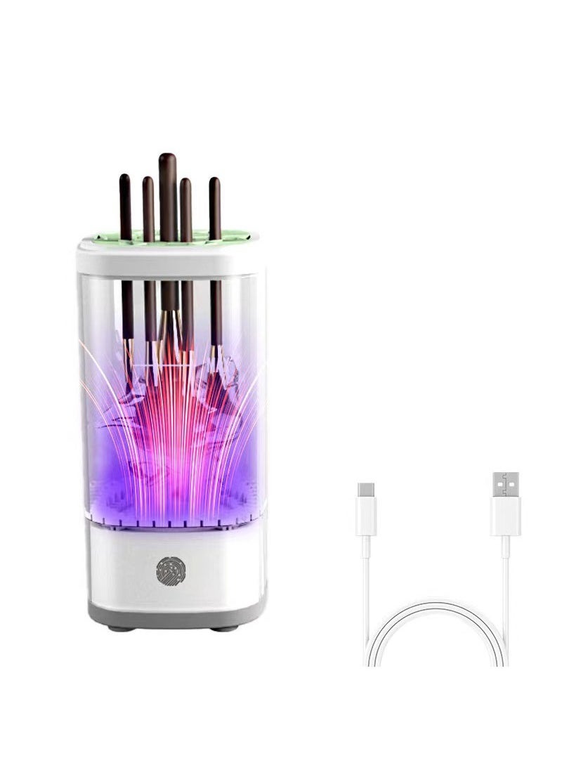 Furtey Electric makeup brush cleaner with fully automatic drying, makeup cleaner for all sizes of makeup brushes, makeup brush dustproof storage box, beauty tools, great gift for her  - Image 3