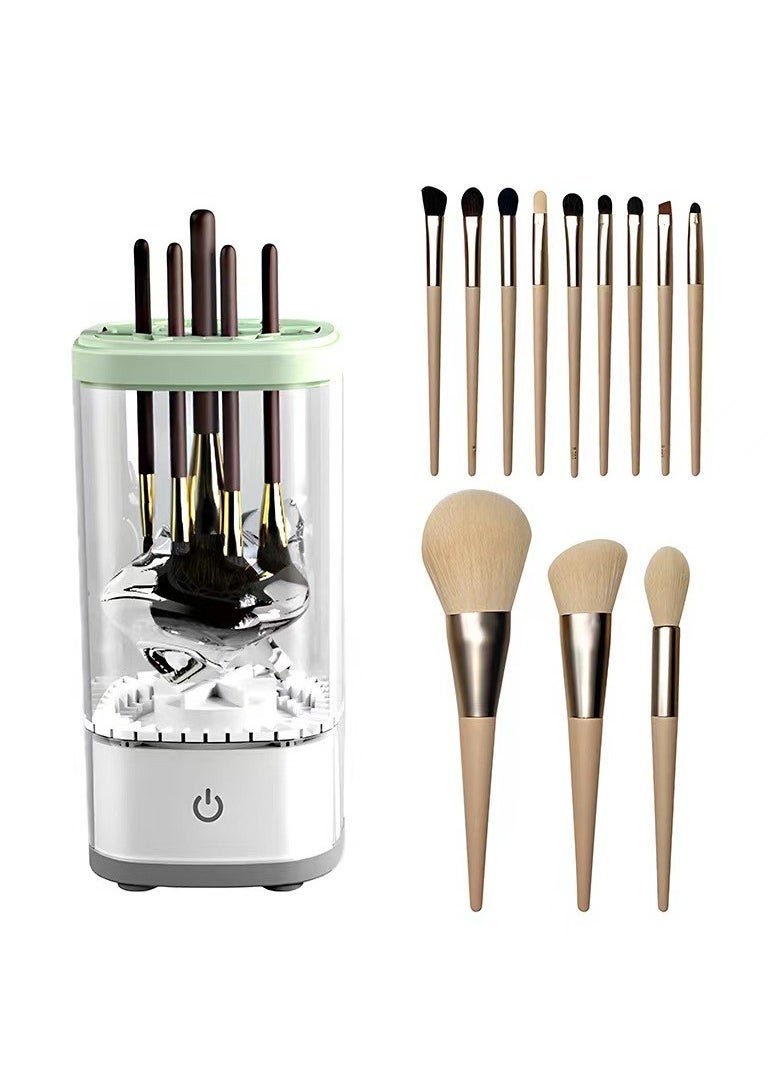 Furtey Electric makeup brush cleaner with fully automatic drying, makeup cleaner for all sizes of makeup brushes, makeup brush dustproof storage box, beauty tools, great gift for her  - Image 4