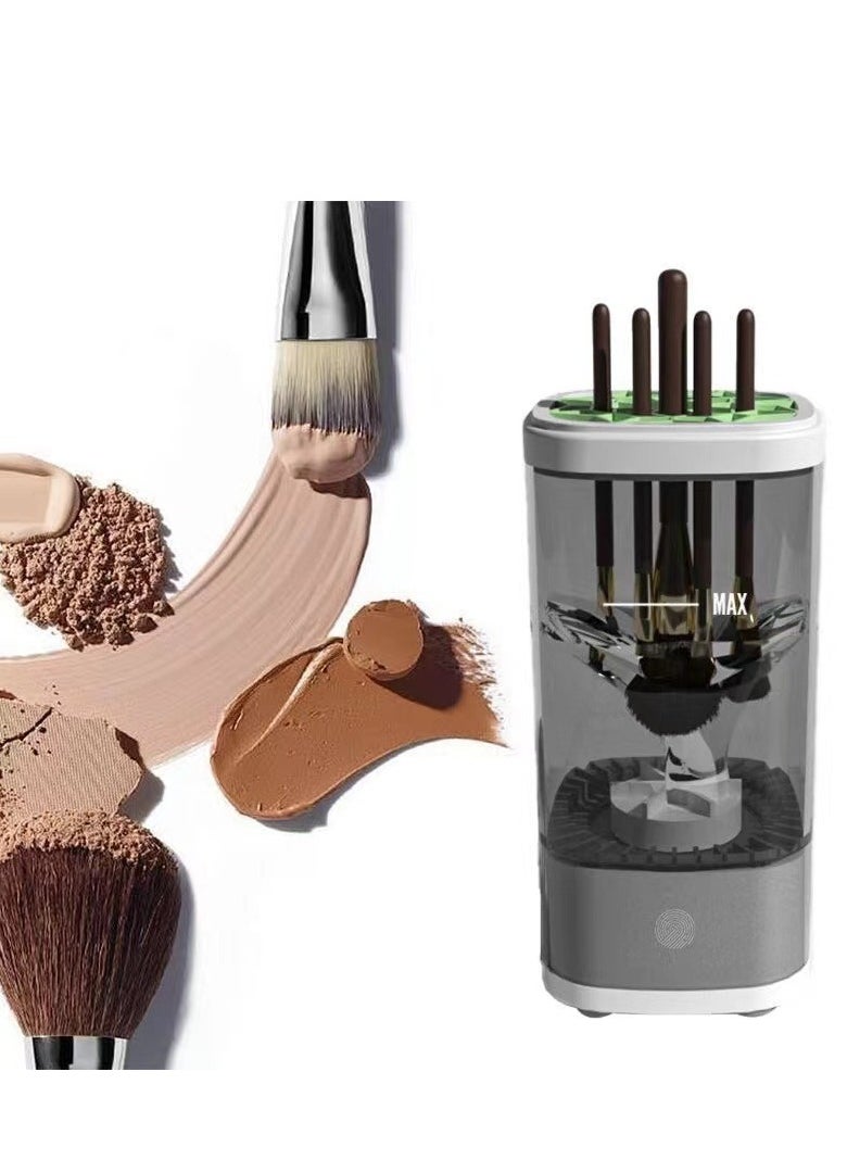 Furtey Electric makeup brush cleaner with fully automatic drying, makeup cleaner for all sizes of makeup brushes, makeup brush dustproof storage box, beauty tools, great gift for her  - Image 5