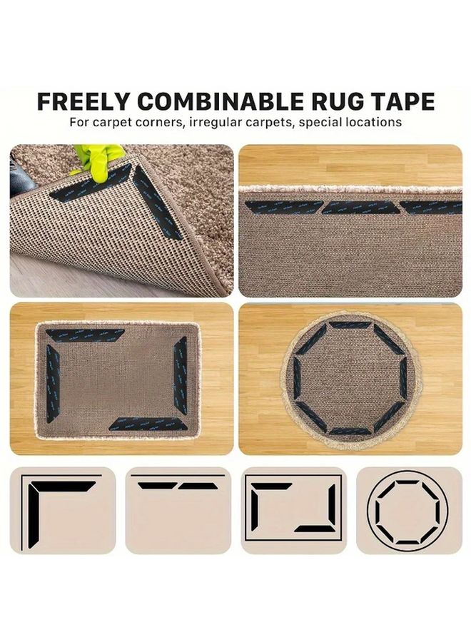 Thickened Carpet Anti Slip Fixer Double Sided Adhesive Sticker Gentleman Black - Image 3