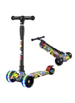 Kick Scooter 3 WheelsAdjustable Height With Flash Wheels/Children Toys Multicolor - pzsku/Z934E5E0EC72066EF389AZ/45/_/1703078241/0d33ebcf-8a27-4912-9fcc-8ea2d815a345