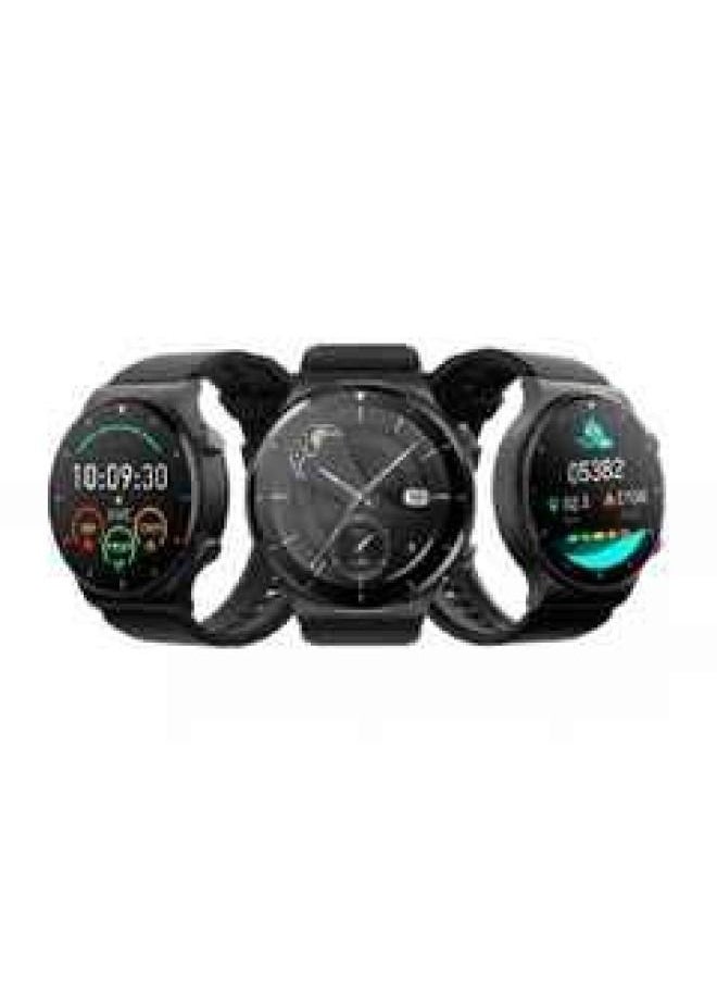 Blackview - R7 Pro 1.28” inch,9 Sports Modes Heart Rate Monitor, Calling Smartwatch,IP68 Waterproof Sport Metal Body Black - Image 1