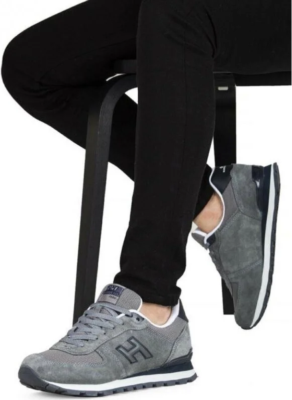 Hammer Jack Peru Large Size Gray Men's Sports Shoes