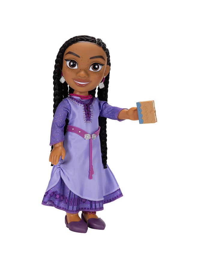 Disney دمية أasha المغامرة الأساسية 15 بوصة | دمية أزياء | فيلم ويش | دمية قابلة للجمع | هدية للأطفال والمراهقين - Image 4