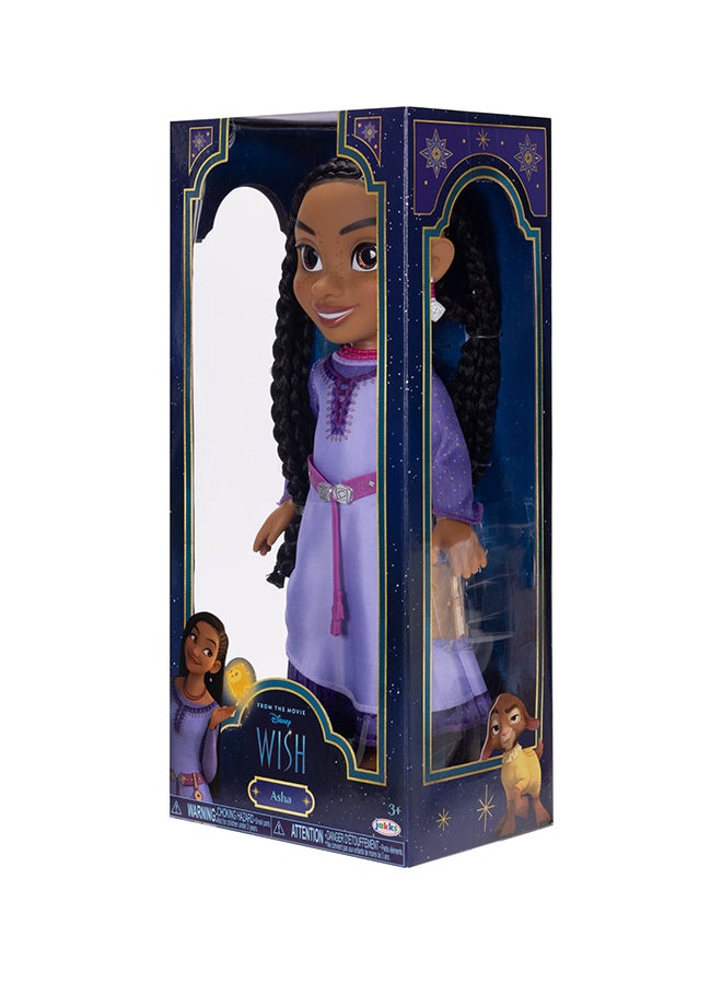 Disney دمية أasha المغامرة الأساسية 15 بوصة | دمية أزياء | فيلم ويش | دمية قابلة للجمع | هدية للأطفال والمراهقين - Image 3