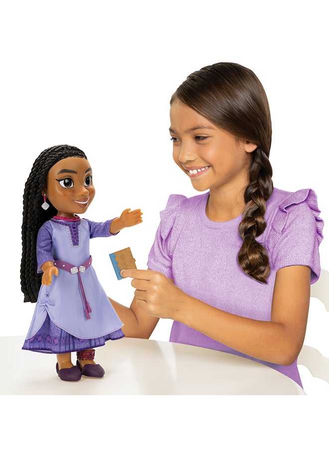 Disney دمية أasha المغامرة الأساسية 15 بوصة | دمية أزياء | فيلم ويش | دمية قابلة للجمع | هدية للأطفال والمراهقين - Image 5