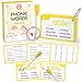 WJPC 116 Set Phonics Suffix Words Flash CardsPhonic Sigh Words Flash Cards for 789101112 Years 2nd 3rd 4th 5th Grade BoysGirlsKids Learning Writing Reading - Image 2