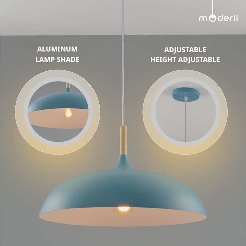 Hygo Pendant Light Turquoise - Image 2