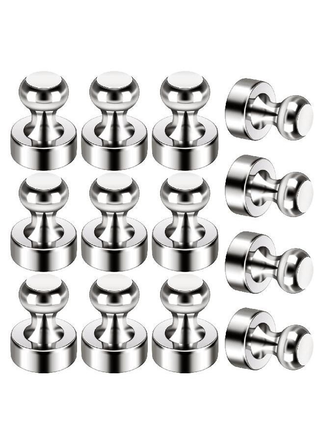 Arabest - 16 PCS Magnetic Push Pins, Whiteboard Magnets, Magnetic Thumb Tacks, Fridge Magnets, Neodymium Magnet Pins, Magnetic Pin, Office Magnets, Push Pins Magnets For Whiteboard, Fridge, Map, Kitchen - Image 1