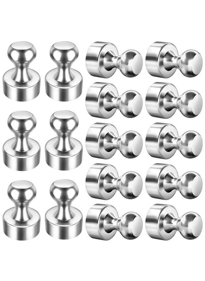 Arabest - 16 PCS Magnetic Push Pins, Whiteboard Magnets, Magnetic Thumb Tacks, Fridge Magnets, Neodymium Magnet Pins, Magnetic Pin, Office Magnets, Push Pins Magnets For Whiteboard, Fridge, Map, Kitchen - Image 1