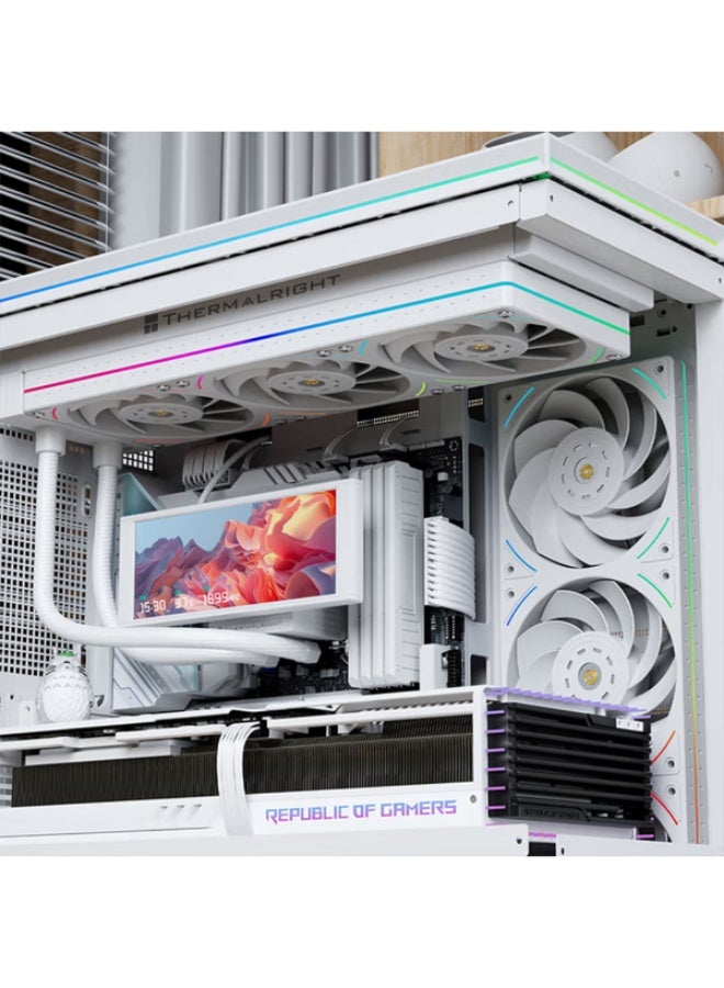 Thermalright TL-M10 Vision M-ATX computer case with 6.9inch LCD Without fans screen - Image 5