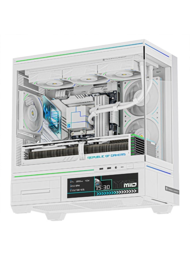 Thermalright TL-M10 Vision M-ATX computer case with 6.9inch LCD Without fans screen - Image 2