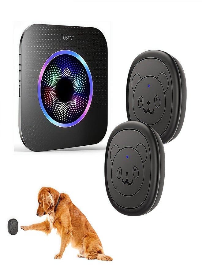 Tosnyr Colorful Doggy Door Bell Wireless, Potty Training Bells for Dogs and Dog Bells to Go Outside, Puppy Clicker with Adjustable Volume,Training Behavior Aid, Door Bell Wireless Essential - Image 1