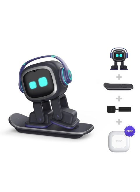 EMO AI Desktop Pet Robot with Smart Lighting