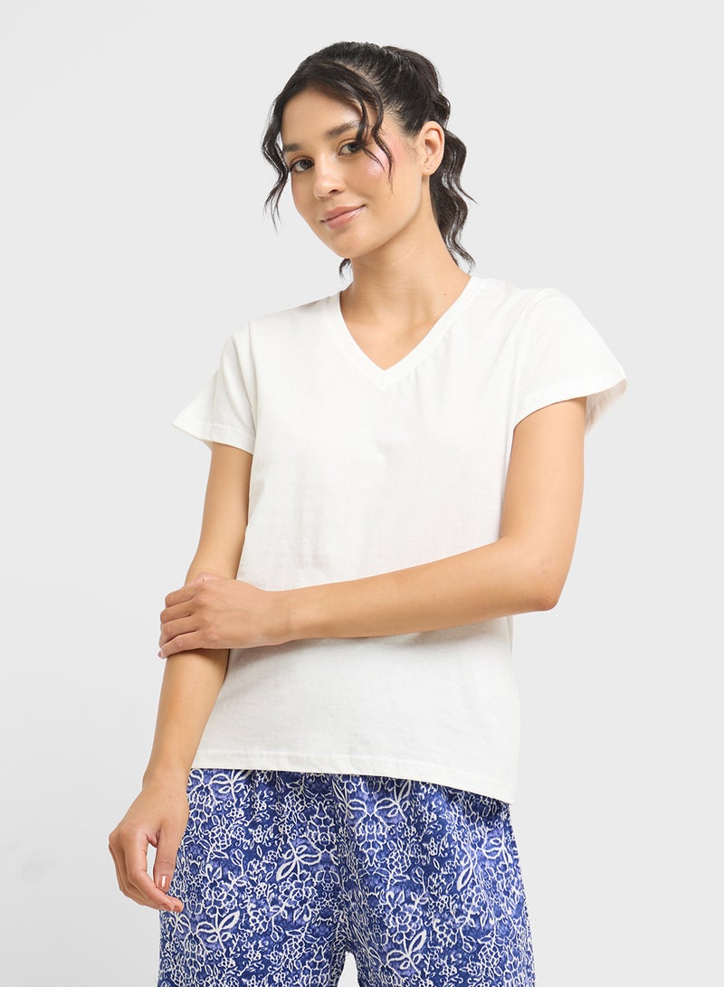 Ginger Cotton T-Shirt & Pyjama Set  - Image 3