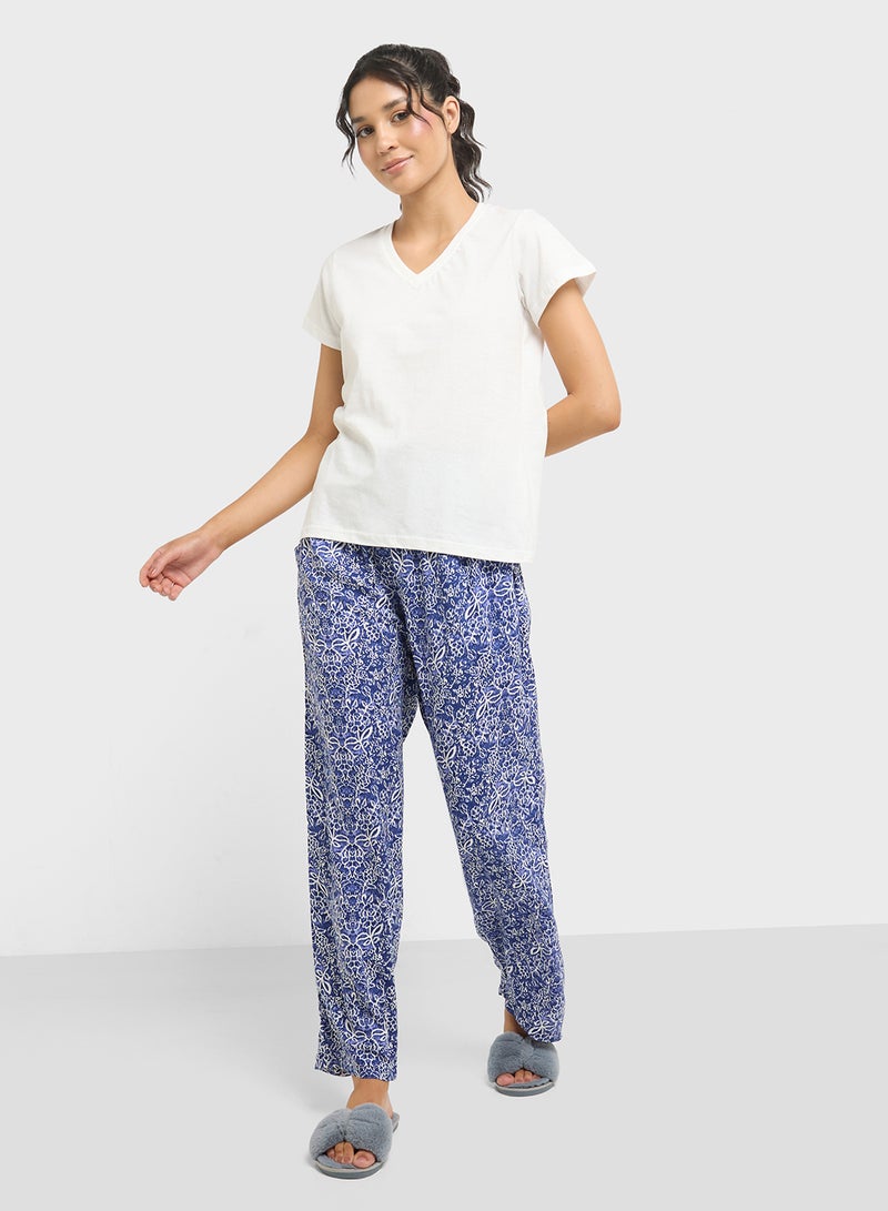 Ginger Cotton T-Shirt & Pyjama Set  - Image 5