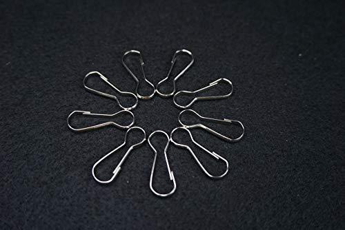 INNETOC 200 Pcs 1" (25mm) Metal Spring Hooks Purse Pulis Snap Clip for Lanyard Zipper Mask Pull Id Card (25mm, Nickel) - Image 4