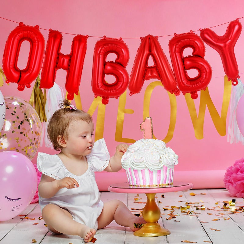 YOTHORN 26 Pcs Red Letter Balloons 16 Inch Foil Alphabet Letter Balloons Letter A-Z Balloon Banner Custom Phrase Balloon For Birthday Party Wedding Anniversary Decoration (Red 26Pcs) - Image 4