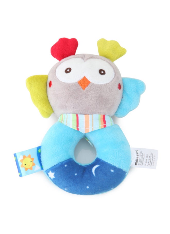Cute Cartoon Animal Hand Shake Bell Toy Baby Hand Grab Ring Bell Plush Toy Round Shape Infant Sensory Stimulation-Color:Bee Hand Stick  - Image 5