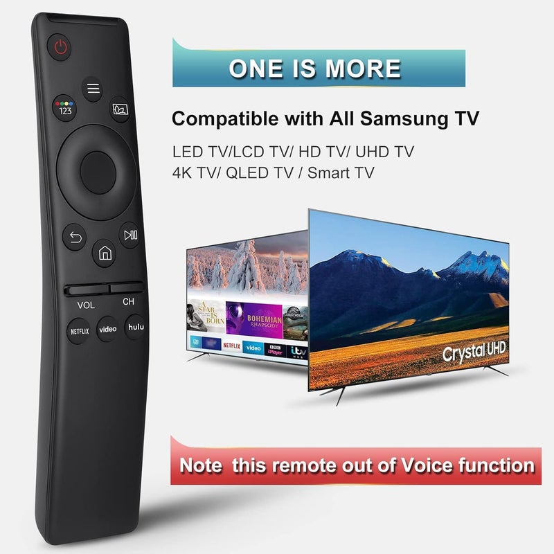 OMAIC Universal Replacement for Samsung-Smart-TV-Remote, New Upgrade Infrared Samsung Remote Control, with Netflix,Prime Video,Hulu Buttons - Image 1
