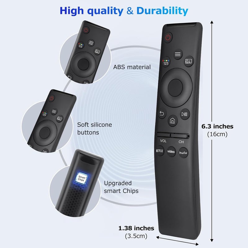 OMAIC Universal Replacement for Samsung-Smart-TV-Remote, New Upgrade Infrared Samsung Remote Control, with Netflix,Prime Video,Hulu Buttons - Image 2