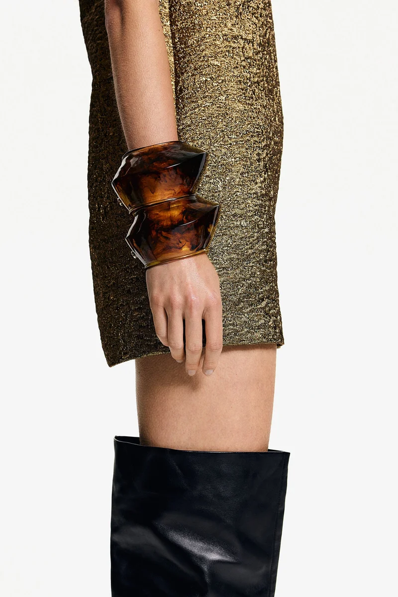 H&M Marbled Cuff Bracelet