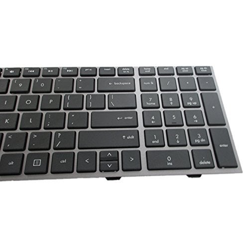 SUNMALL New Laptop Keyboard with Frame for HP ProBook 4540s 4540 4545s Series Compatible with Part Number 702237-001 683491-001 701485-001 Black US Layout - Image 5