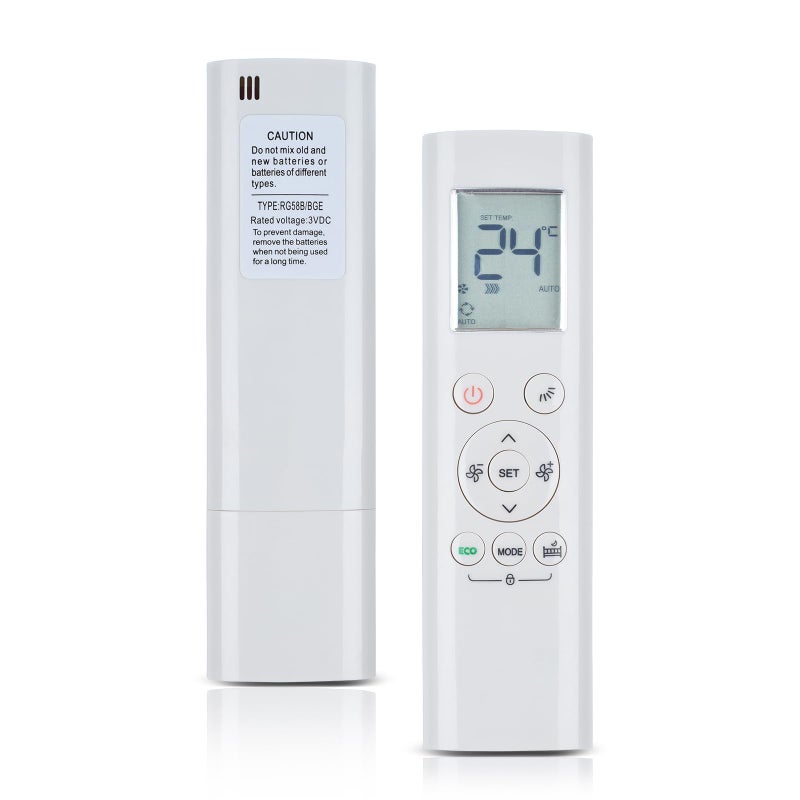 WDZP RG58BBGE New Replace for Midea Air Conditioner Remote Control RG58B1BGE RG58BBGEU1 RG58BBGEF RG58A2BGEF RG58ABGEF RG58B1BGEF RG58A4BGEF and More - Image 2
