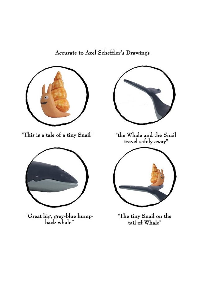 WOW! STUFF - Wow! Pods Snail And Whale Twin Pack Collectable Action Figures | Articulated Character Play | Official Toys And Gifts From The Julia Donaldson Books, Tv And Animation Movie Series - Image 1