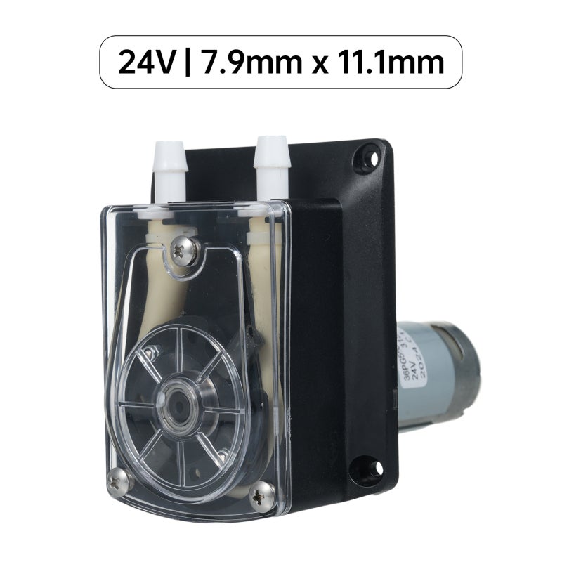Peristaltic Pump 24V High-Flow Food-Grade Pump Tube - Durable Rust-Resistant Dosing Pump for Food Beverage Processing Analytical Testing Equipment - Image 1