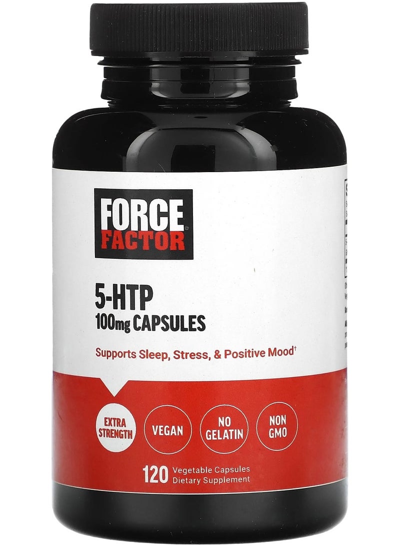 Force Factor 5-HTP 100 mg 120 Vegetable Capsules