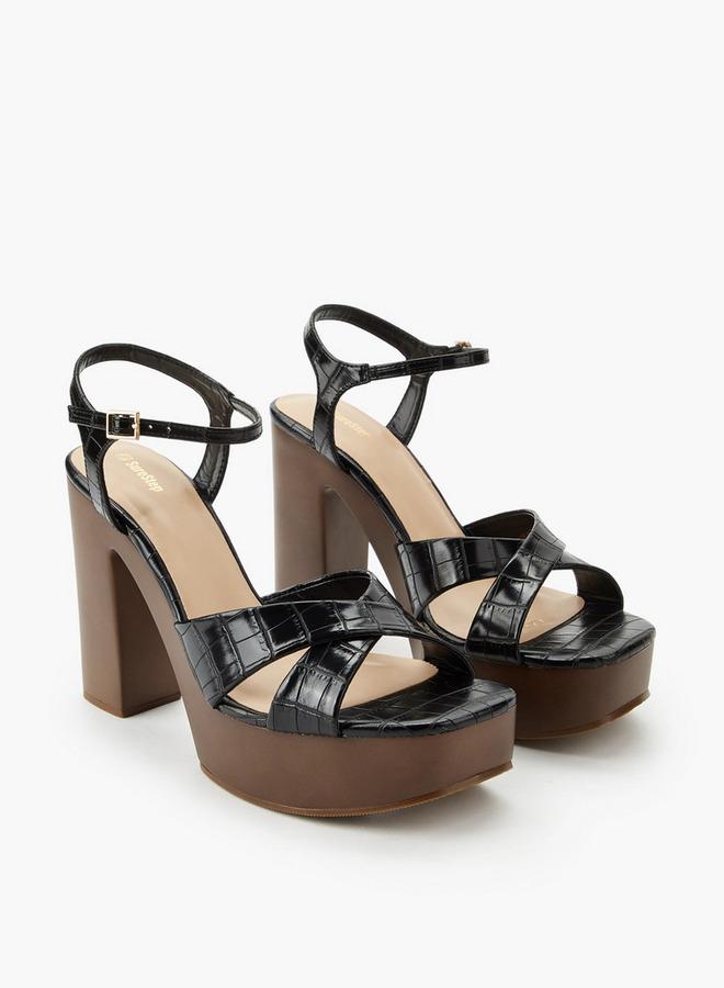 Surestep Women Platform Heel Sandals - Image 1