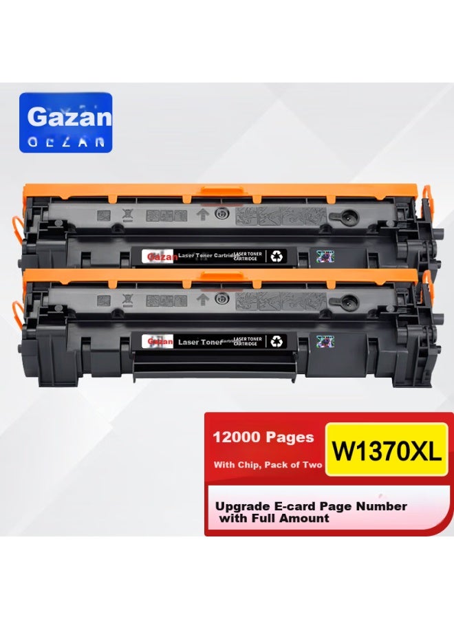 Gezan W1370a Toner Cartridge Compatible With Hp M232dw, Hp 137a M233sdw M233dw M233sdn M232dwc Toner Cartridge, M208dw Extra-large Capacity With Chip, 2-pack - Image 4