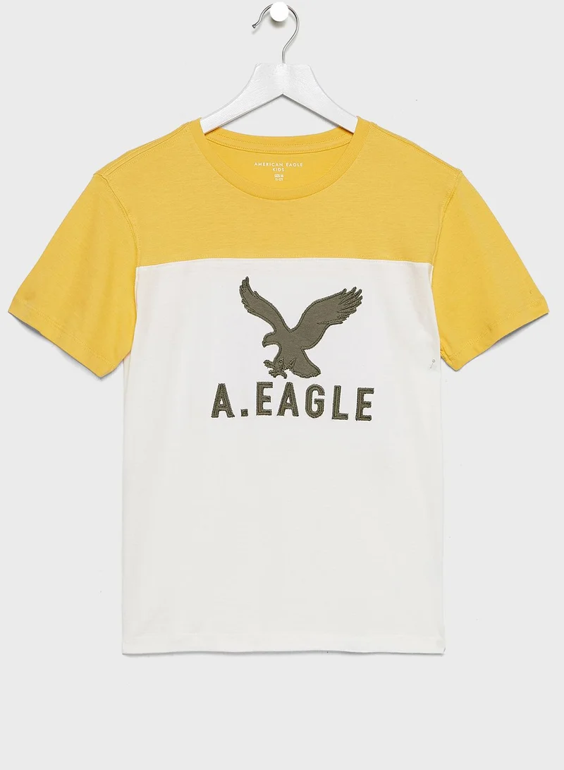 American Eagle Kids Color Block T-Shirt