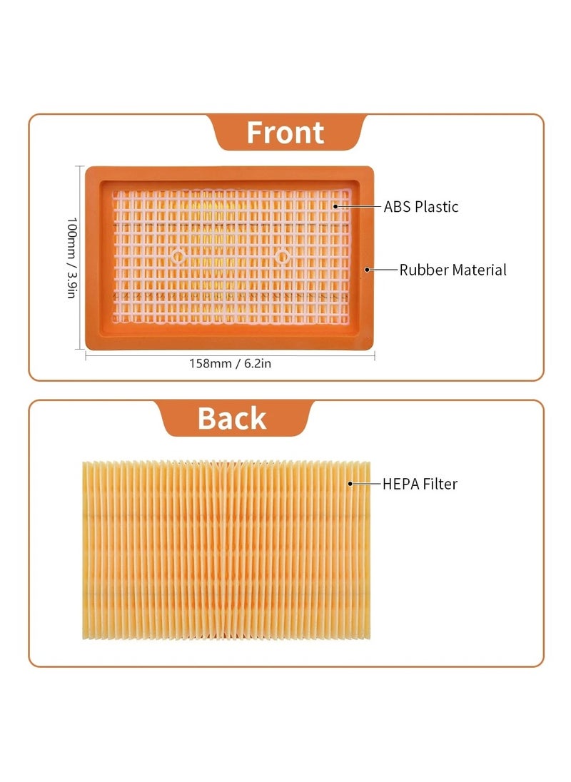 Generic - 2PCS HEPA Filter for KARCHER MV4 MV5 MV6 WD4 WD5 WD6 Wet&Dry Vacuum Cleaner Replacement Parts#2.863-005.0 Hepa Filters - Image 1