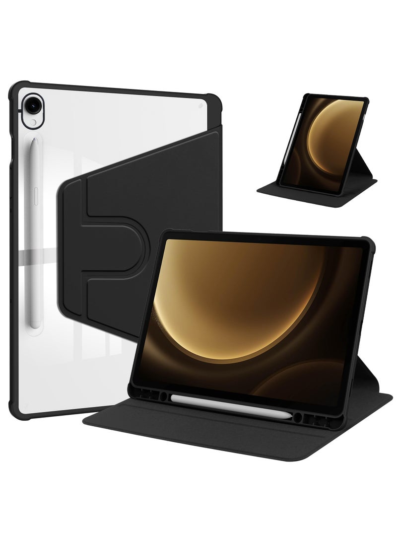 Tablet Case for Samsung Galaxy Tab S10 FE/ Samsung Galaxy Tab S9 FE 10.9 inch,360° Rotating Kickstand Protective Cover with Pen Slot - Image 1