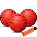 Gamtec 6 Small Basketballs for Kids Toddler 6 Inch Little Ball for Over Door Mini Hoop Silence Rubber Basketball Ball for Indoor Outdoor Beach Sand Toy Balls for Pool Hoop 3PCS with Pump - Image 3