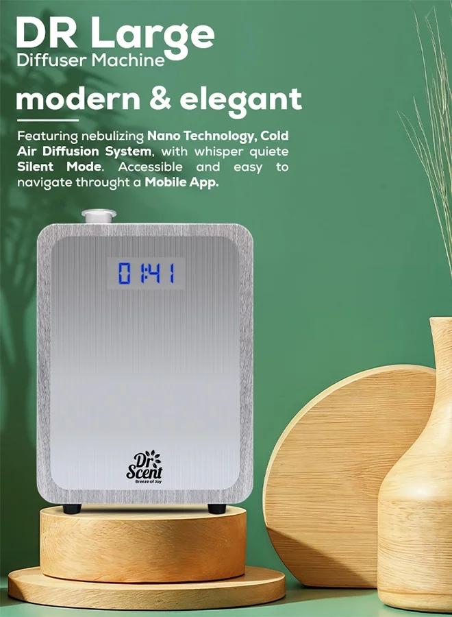 دكتور سينت Dr Scent Breeze of Joy Essential Oil Diffuser Fragrance Machine Large (White)
