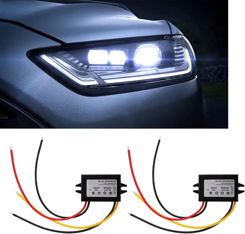 klarako DC to DC Converter 1840V to 12V 3A 36W IP68 Waterproof Universal Car Buck Regulator Module - Image 4