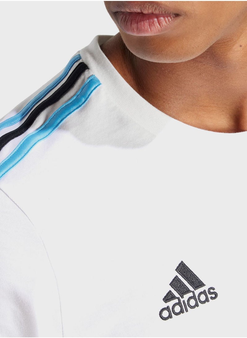 Adidas - 3 Stripes Argentina Dna T-Shirt - Image 1