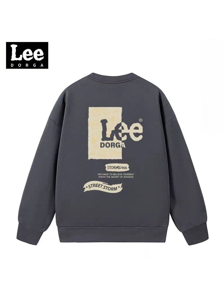 LEE Lee Brand Hoodie Loose Casual Round Neck Long Sleeved Hoodie  - Image 1