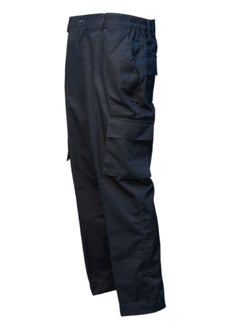 International Uniform L.L.C Premium Multi Pockets Black Color Cargo Pant  - Image 3