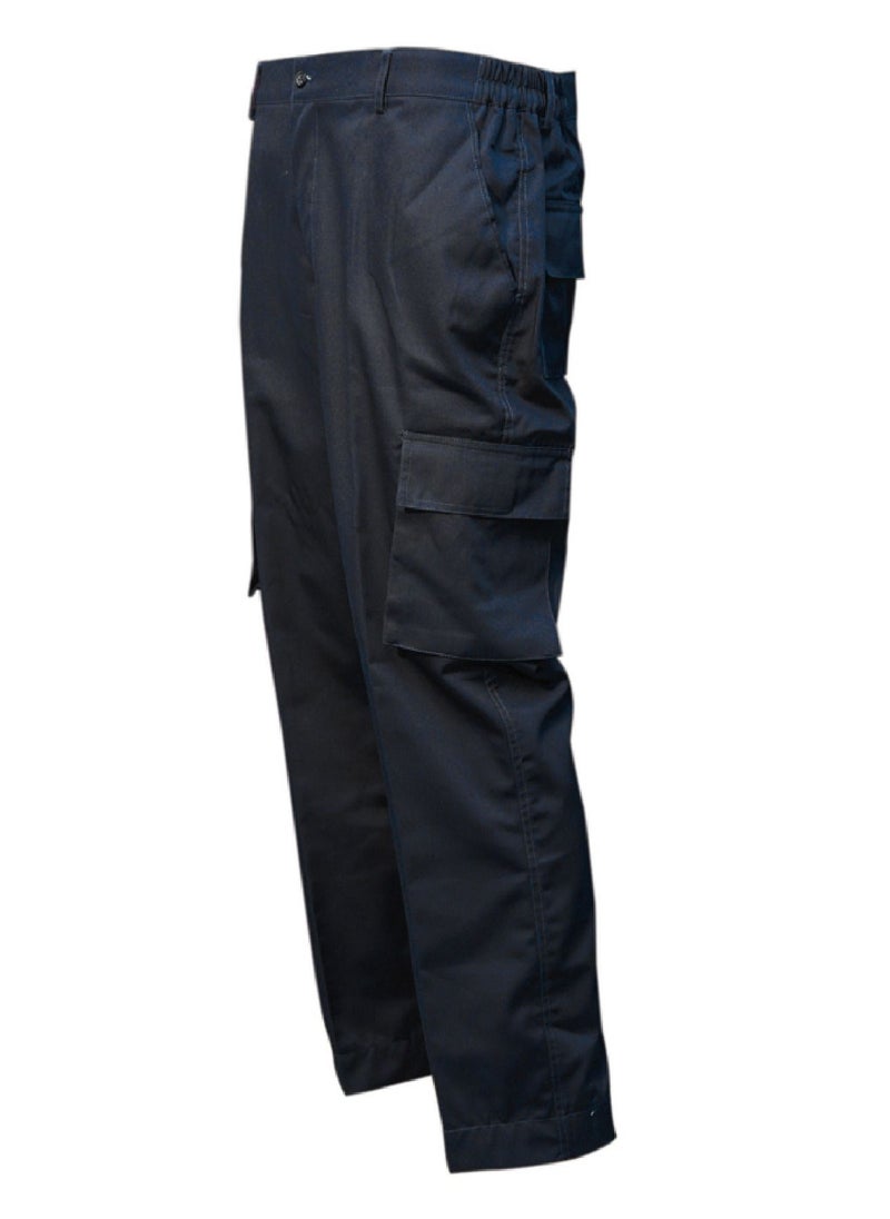 International Uniform L.L.C Premium Multi Pockets Black Color Cargo Pant  - Image 3
