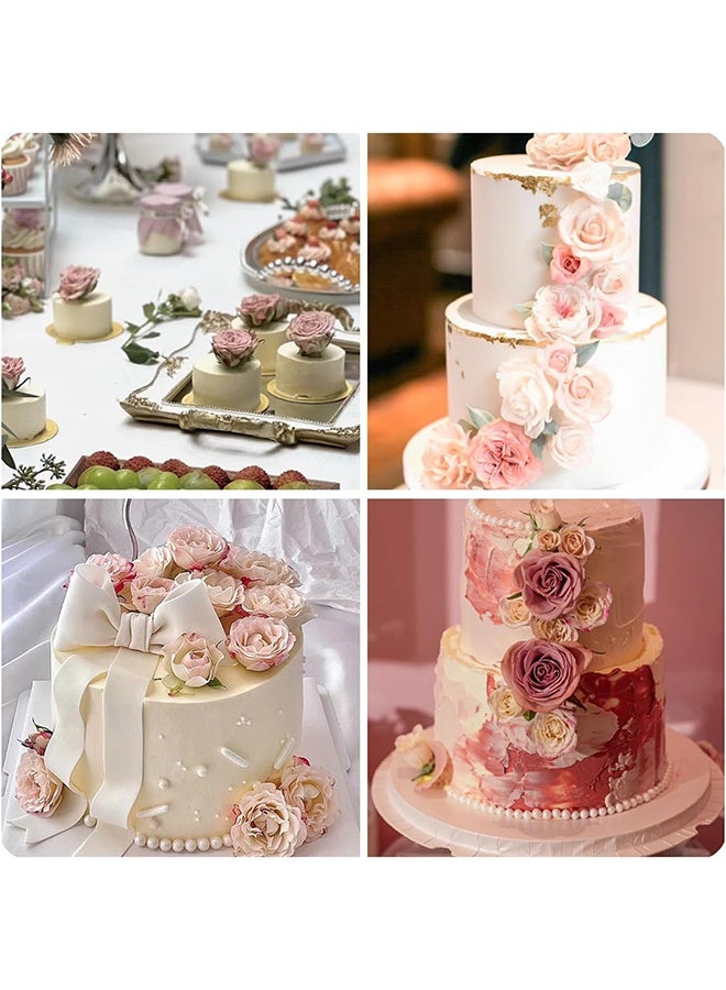 ليمون قالبان من قوالب فوندان الورد، قالب سيليكون على شكل زهرة لتزيين الكيك، زينة كب كيك، حلوى شوكولاتة، معجون صمغ. - Image 4