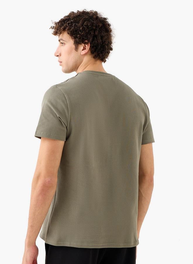 ايكونيك تي شيرت بنقشة فشار - Image 3