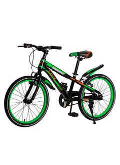 Vaux Max Kids Road Bike For 6-14 Years Boys And Girls, Adjustable Seat, 20 Inch Side Stand - Green  - Image 2